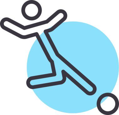 karate. Web simgesi basit illüstrasyon