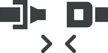 bluetooth. Web simgesi basit illüstrasyon