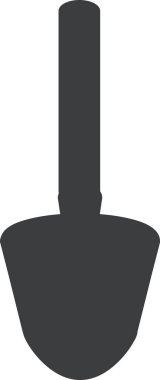 Kürek ağ simgesi basit tasarım 