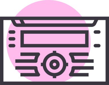 Video kamera. Basit resimleme