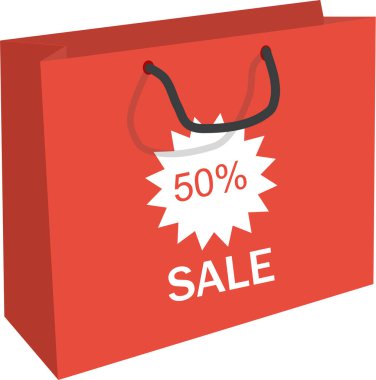 satış web simgesi basit illüstrasyon