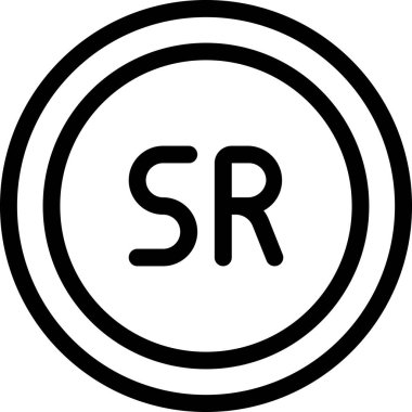 Rupi para birimi web simgesi, basit vektör illüstrasyonu 