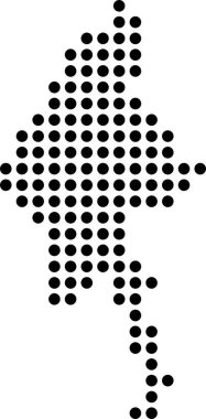 soyut yarım ton noktalar üretken sanat arkaplanı çizimi