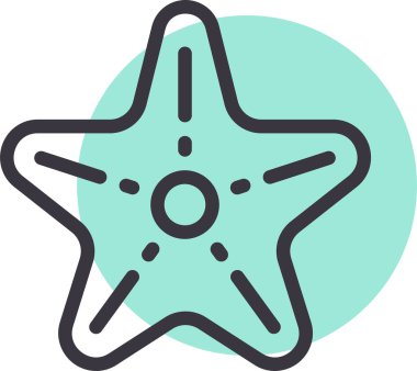 Yıldız. Web simgesi basit illüstrasyon