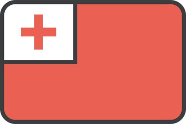  Ülke bayrağı, vektör illüstrasyonu 