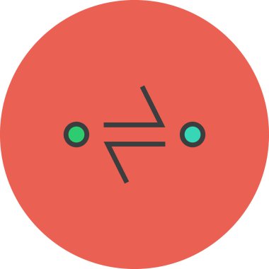 finans ve iş web simgesi, basit vektör illüstrasyonu 