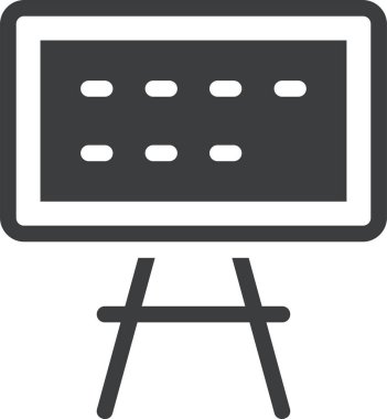 Projektör. Web simgesi basit illüstrasyon