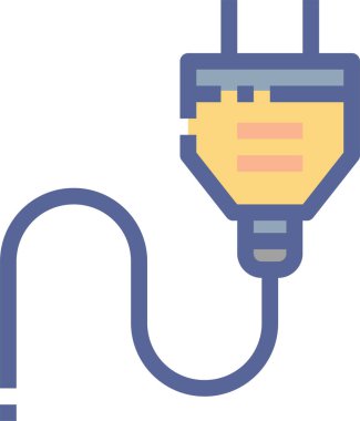 Fiş. Web simgesi basit illüstrasyon
