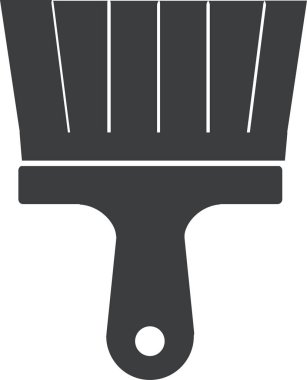 Boya fırçası. Basit resimleme