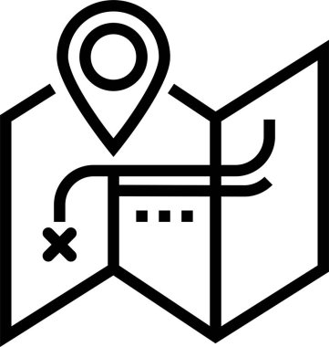 konum. Web simgesi basit illüstrasyon