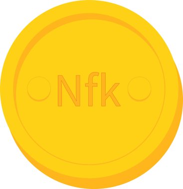 Altın sikke web simgesi basit illüstrasyon