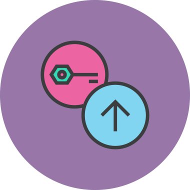 seo modern simgesinin vektör illüstrasyonu