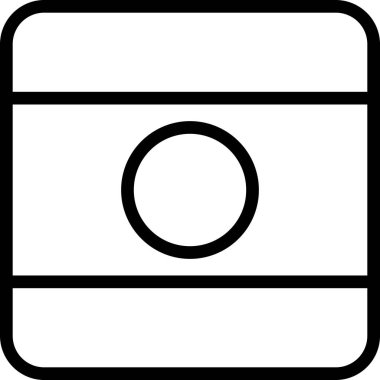 Laos ülke bayrağı, vektör illüstrasyonu 