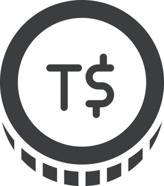 Dolar. Web simgesi basit illüstrasyon