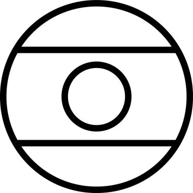 Laos ülke bayrağı, vektör illüstrasyonu 