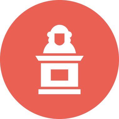 Hukuk simgesinin vektör illüstrasyonu