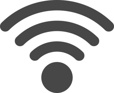 wifi web simgesi, basit vektör illüstrasyonu