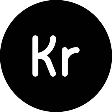 kron web simgesi, vektör illüstrasyonu 