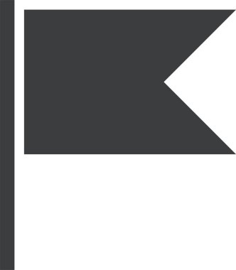 Web simgesi bayrağı, vektör illüstrasyonu