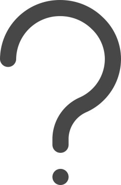 Soru işareti. Web simgesi