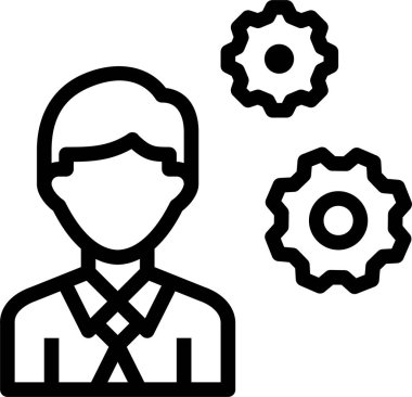 kullanıcı. Web simgesi basit illüstrasyon