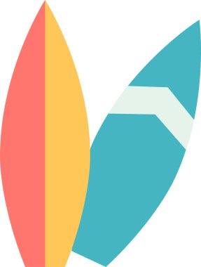 Sörf web simgesi basit illüstrasyon