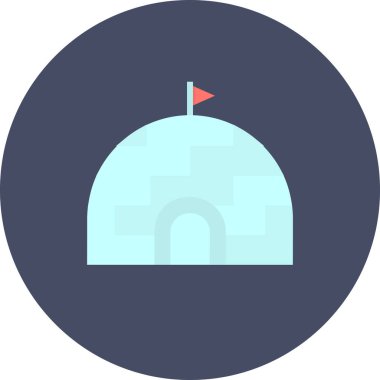 Gıda ve zirve simgesinin vektör çizimi