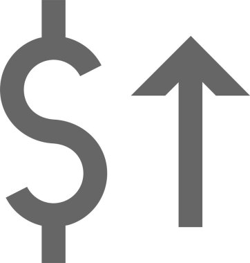 Dolar. Web simgesi basit tasarım