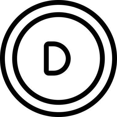 Bir müzik simgesinin vektör illüstrasyonu