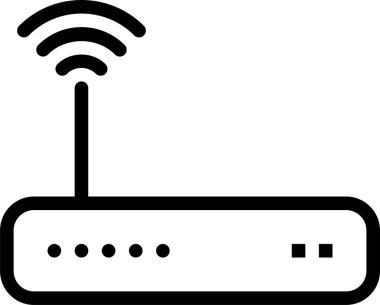 wifi web simgesi, basit vektör illüstrasyonu