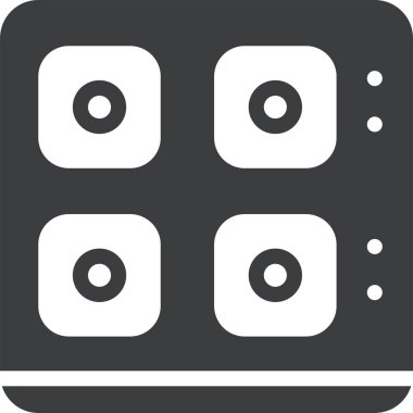 CD mi? Web simgesi basit illüstrasyon