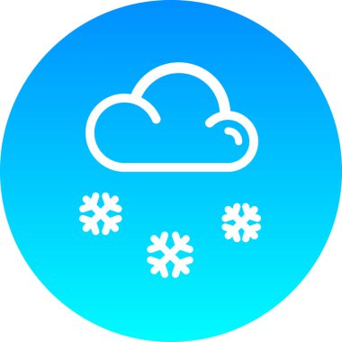 bulut simgesi, vektör illüstrasyonu