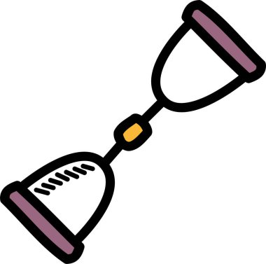 snaffle simgesinin vektör illüstrasyonu