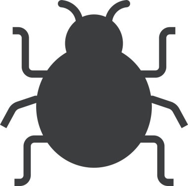 Böcek. Web simgesi basit illüstrasyon