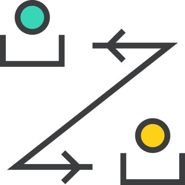 Navigasyon. Web simgesi basit illüstrasyon