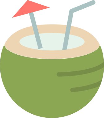 Kokteyl. Web simgesi basit illüstrasyon