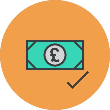 ödeme web simgesi, basit vektör illüstrasyonu