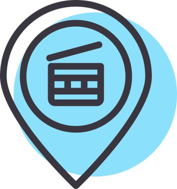 gps. Web simgesi vektör illüstrasyonu