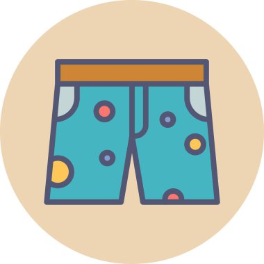 şort web simgesi basit tasarım 