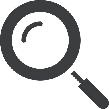 Yakınlaştır. Web simgesi basit tasarım