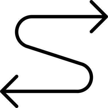 ok web simgesi, basit vektör illüstrasyonu 