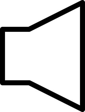 hacim web simgesi vektör illüstrasyonu