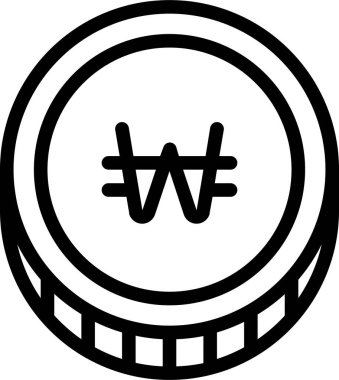 Kazandım. Web simgesi basit illüstrasyon