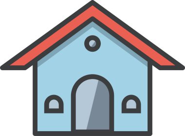 Ev yapımı. Web simgesi basit illüstrasyon