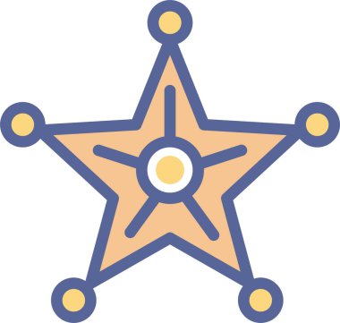 Yıldız. Web simgesi basit illüstrasyon