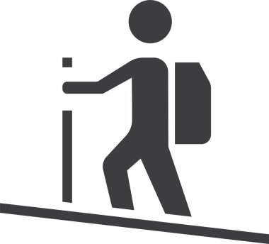 Adamım. Web simgesi basit illüstrasyon