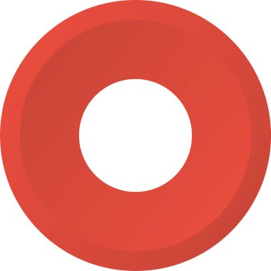 Bir tabak simgesinin vektör illüstrasyonu