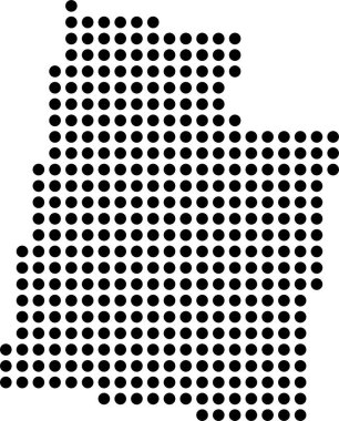 Soyut yarım tonlu noktalar. vektör illüstrasyonu