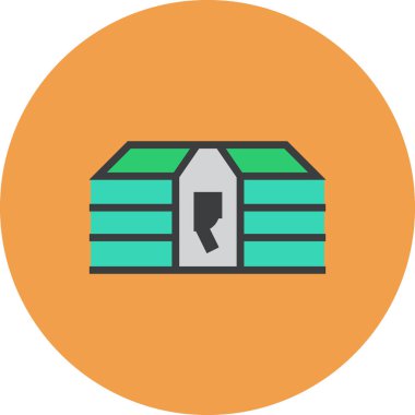 Rupi para birimi web simgesi, basit vektör illüstrasyonu 