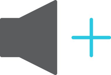 Hacim simgesinin vektör illüstrasyonu